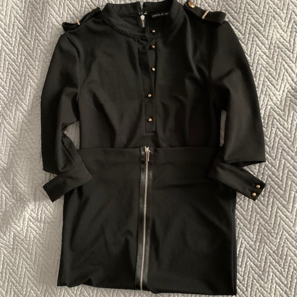 Victoria By Victoria Beckham Black Dress